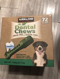 Dental chews 72 dog treats
