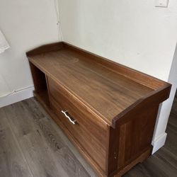 Solid Wood Storage Bench / TV Stand 