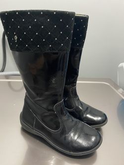 Primigi little girls leather boots size 12 US, 29 UK