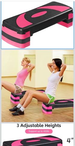 Adjustable Aerobic Step Platform