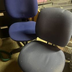 2 Used Office Chairs 