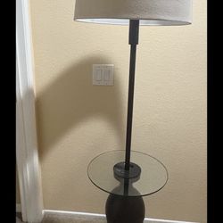 Lamp $75 And Three Tier Candle Holder$40
