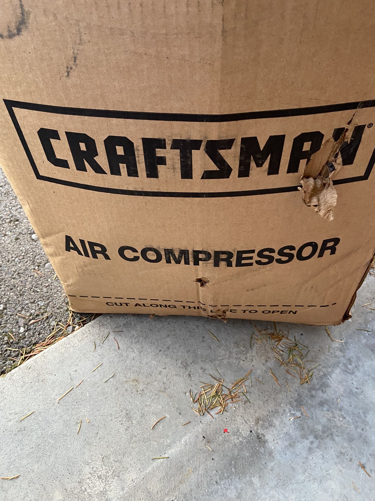 Oil Free Horizontal Air Compressor Brand New