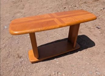 4 Pc Solid Oak Mid-Century Scandinavian Design Coffee End Side Tables Set Home Living Room Furniture