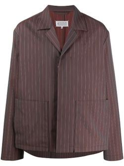 MAISON MARGIELA pinstripe shirt jacket