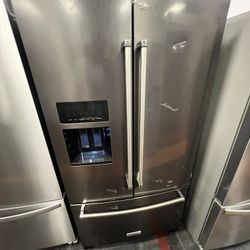 Kitchenaid 36” French Door Fridge Black Stainless Steel 2024