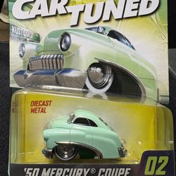 2026 MGA Car Tuned Series 10 '50 Mercury Coupe #02 Mint Green 1:64 Diecast NIP