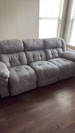 Mint condition recliner sectional