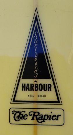 10' Harbour Rapier Longboard Surfboard w/ Fin + Leash
