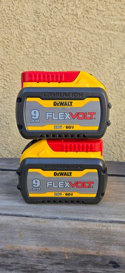 Dewalt 60v Flexvolt Batteries 9.0 Ah Brand New Price For Both