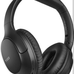 TOZO HA1 Bluetooth 5.4 Over Ear Headphones, 70H Playtime with Mic, Foldable Wireless Headset, Deep Bass Stereo Sound Customizable 32 EQ Music Mode Via