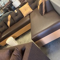 Brand new sectional $800 grab and go