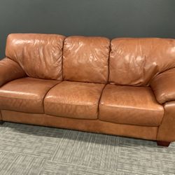 (Price Reduced) Nice Leather Couch 