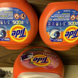 Tide pods ($10 each)