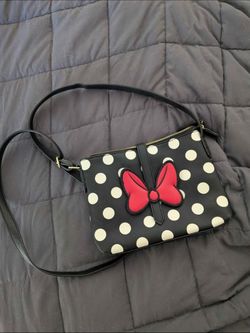 Disney Parks Minnie Bow Crossbody Bag Purse
