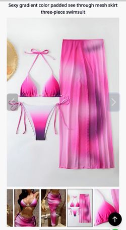 Women's 3 Piece Bathing suit