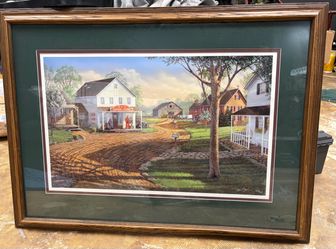 Sam Timm print. With Certificate Of Authenticity 36X27 463/950