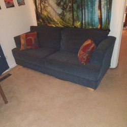 Midnight Blue Couch.  Pickup Only.
