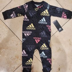 Brand New Adidas Baby Girl Pajama 