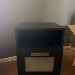 IKEA nightstand and TV stand