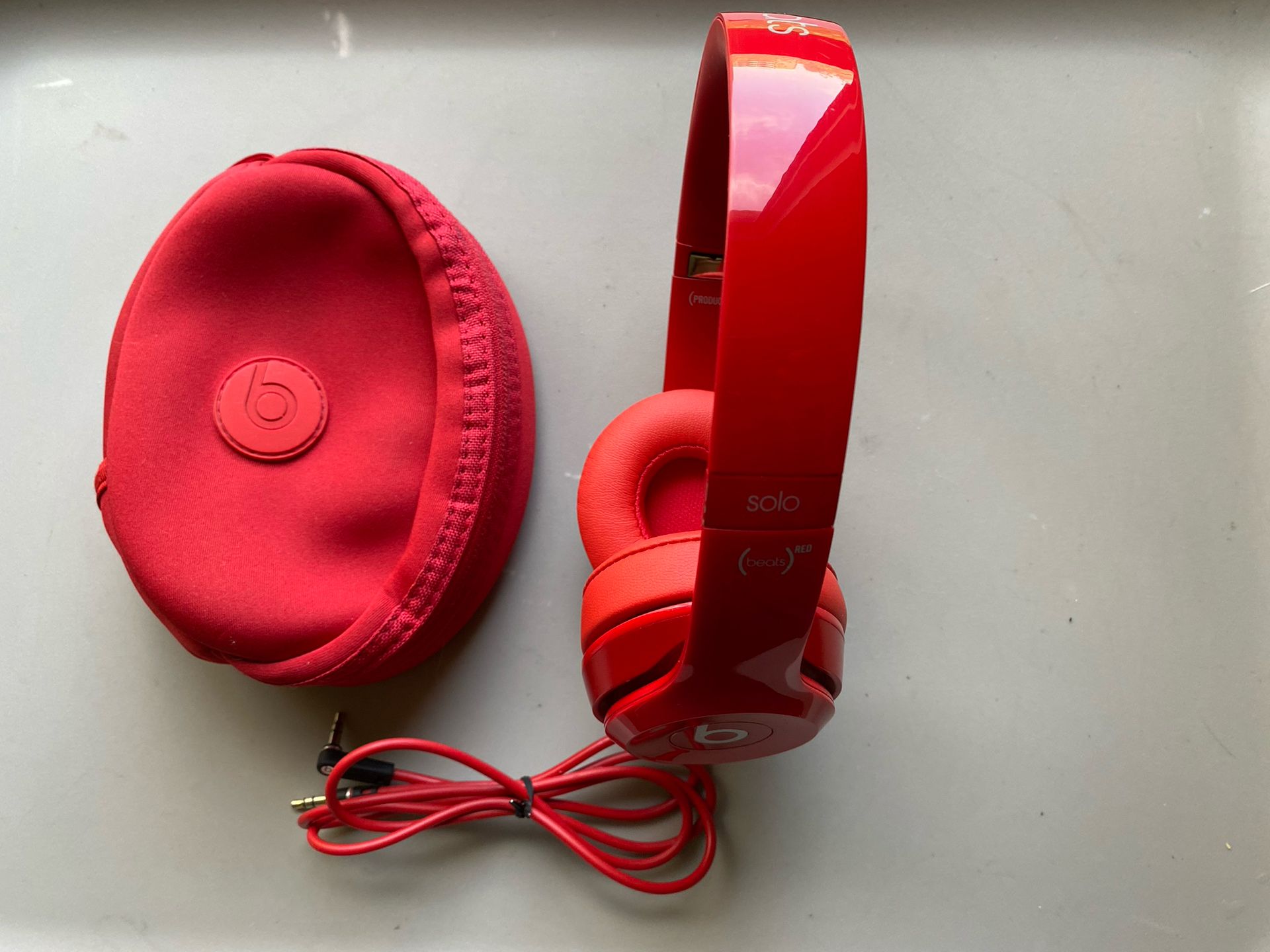 Beats Solo Red Wired Headphones