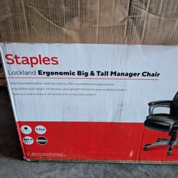 New Staples Lockland Big & Tall Office Chair - $125