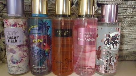 New VS mist sprays, each