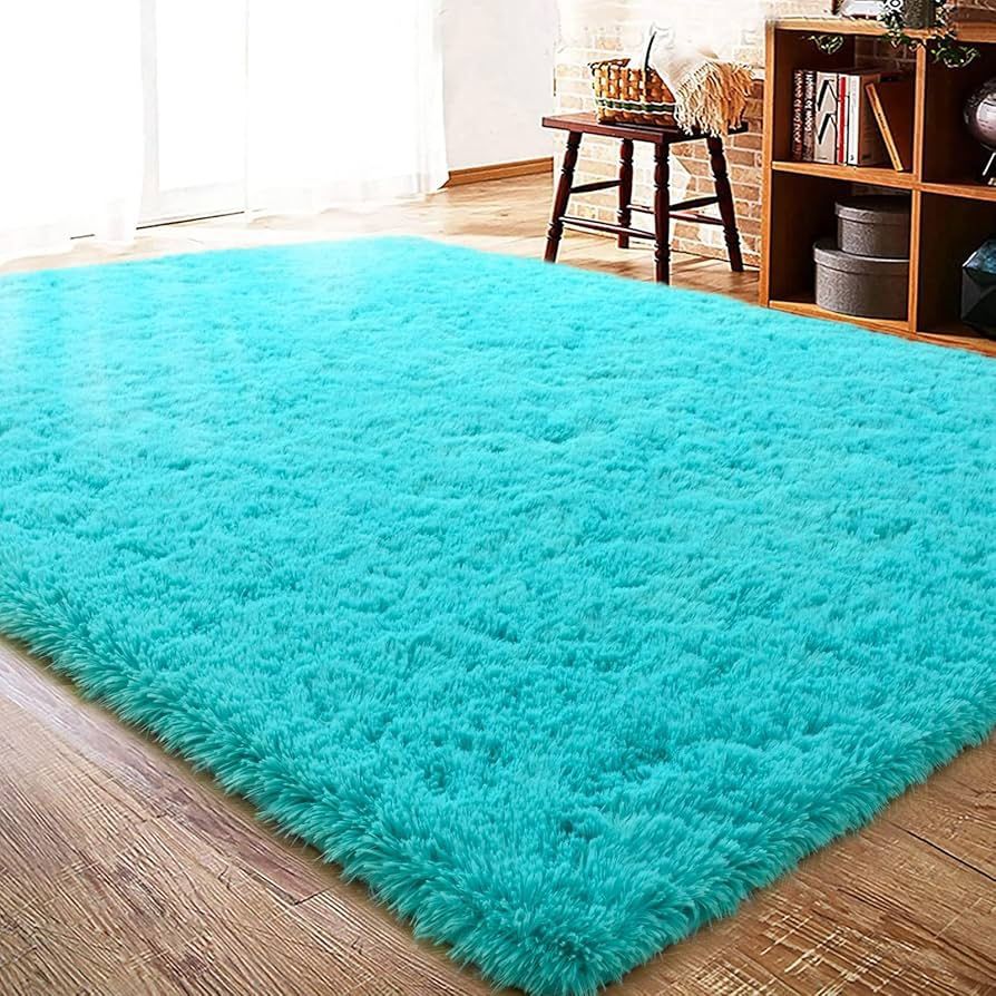 ISEAU Fluffy Rug Carpets Soft Shaggy Area Rug