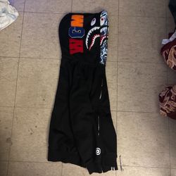 BAPE ABC Camo Shark Wide Fit Full Zip Double Hoodie