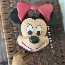 Vintage 80's Minnie Mouse Aladdin Industries Lunch Box No Thermos Disney USA PA