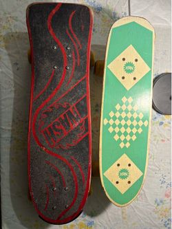 Lot of 2 vintage Nash skateboards