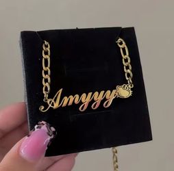 KITTY NAME NECKLACE
