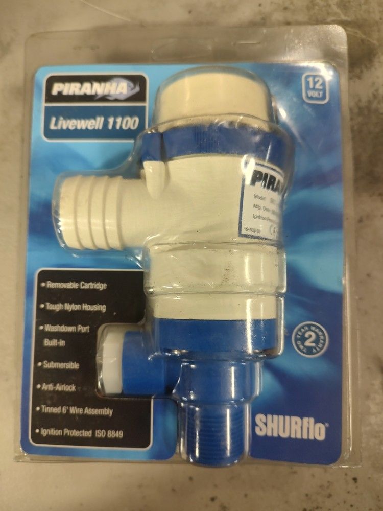 Shurflo Piranha Live Well 1100