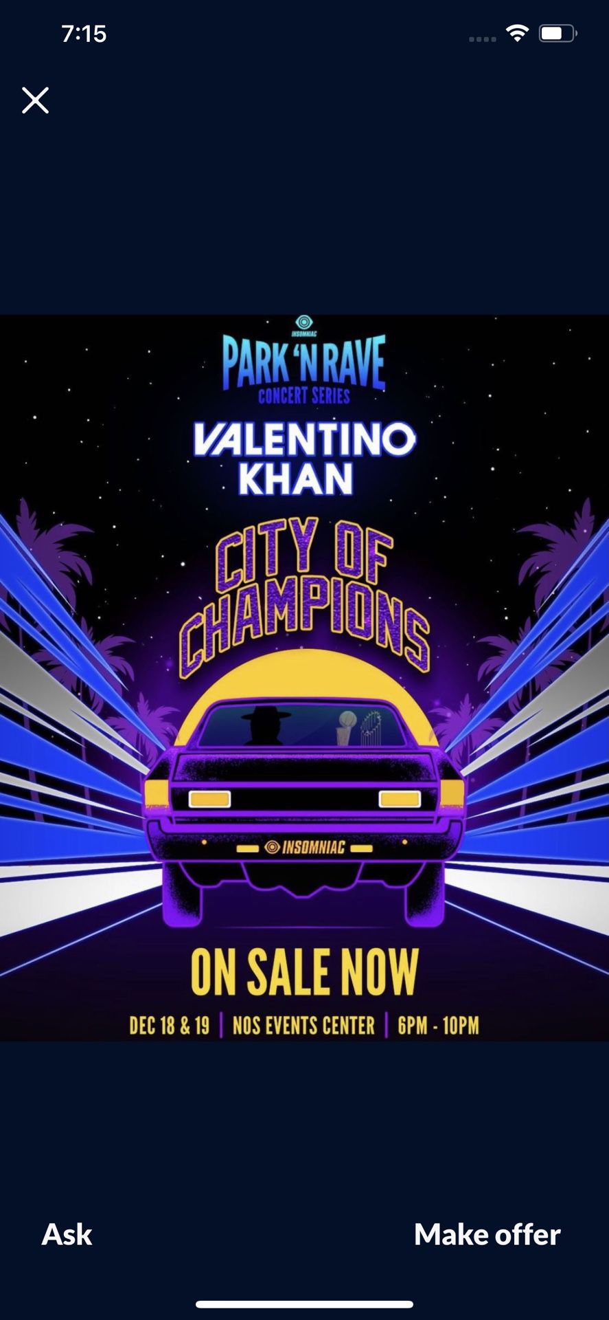 Valentino Khan Parknrave City Of Champions Friday Pink