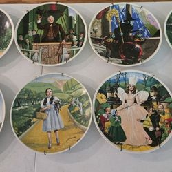 Wizard Of Oz - Complete Set of 8 Knowles Bradford Plates, James Aukland