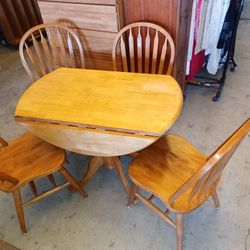 Table And 4 Chairs 