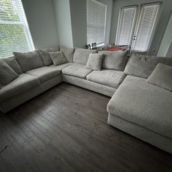 5 Piece Bedroom Set And 3 Piece Sectional Furniture Bundle Deal