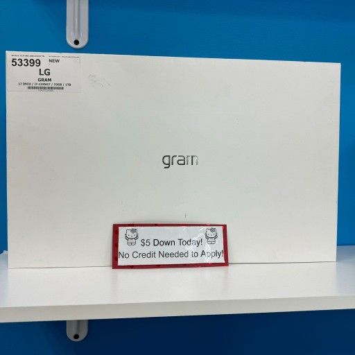 LG Gram 17inch Ultra Book Windows Laptop - Pay $1 To Take It Home Today and pay the rest later.
