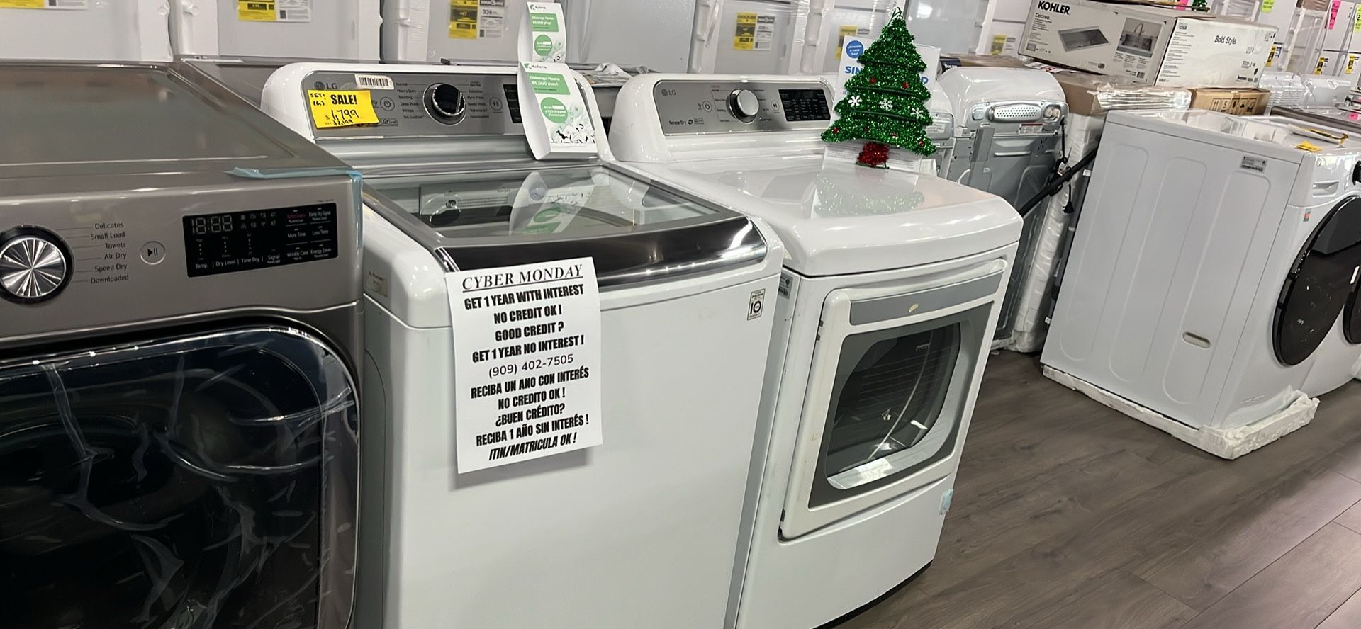 Washer & Dryer Sets Gas Or Electric! Hablamos Español !