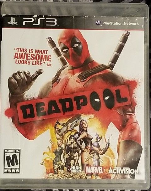 Deadpool PS3 Playstation 3 Video Game TESTED