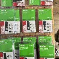 Plug-on Neutral CAFI 15A Breaker SQUARE D HOMELINE