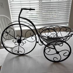 Metal Tricycle Fruit Basket 