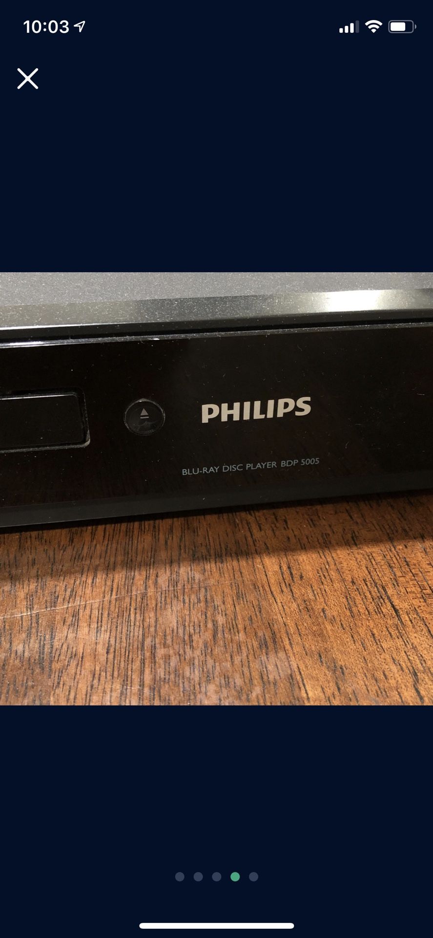 Blu-ray player with DVD collection