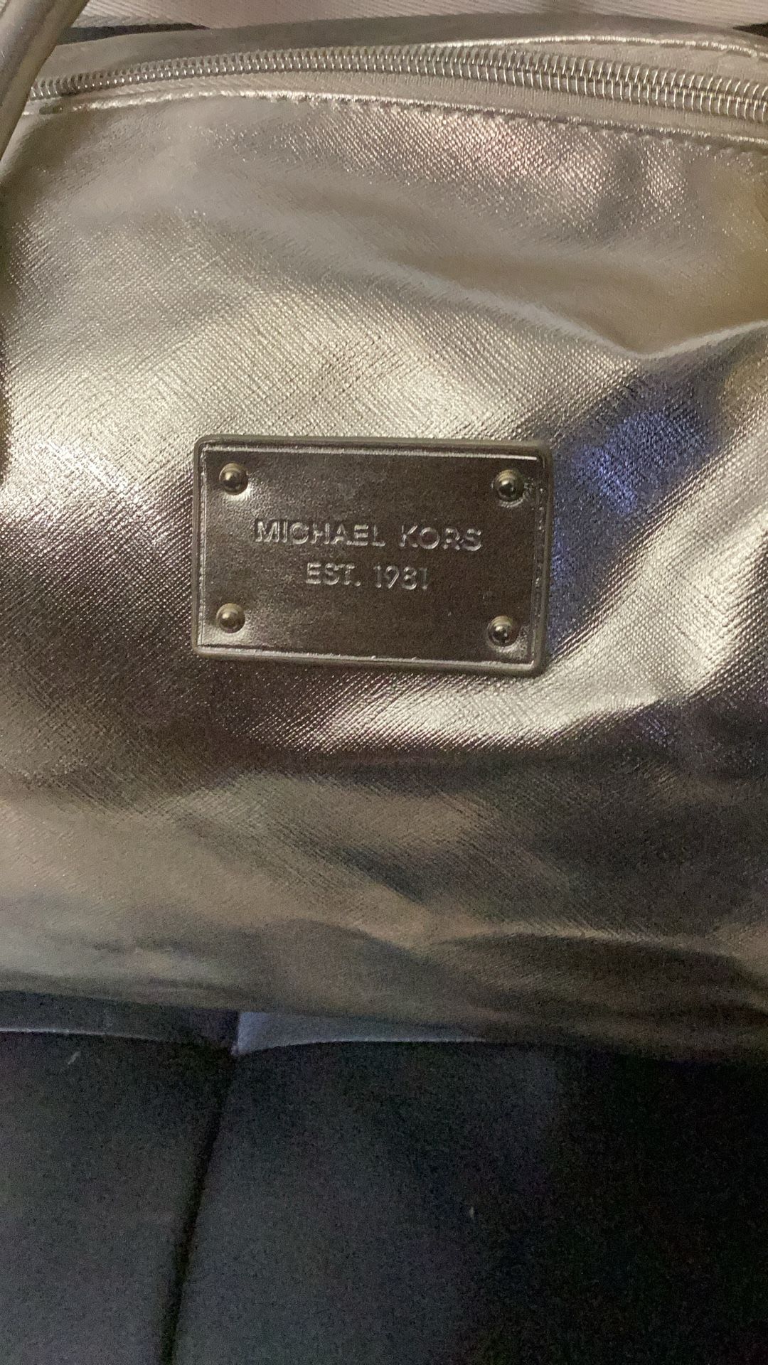 MICHAEL KORS Large Gold Travel Bag