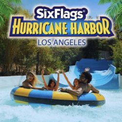 2 Tickets To Six Flags Hurricane Harbor
