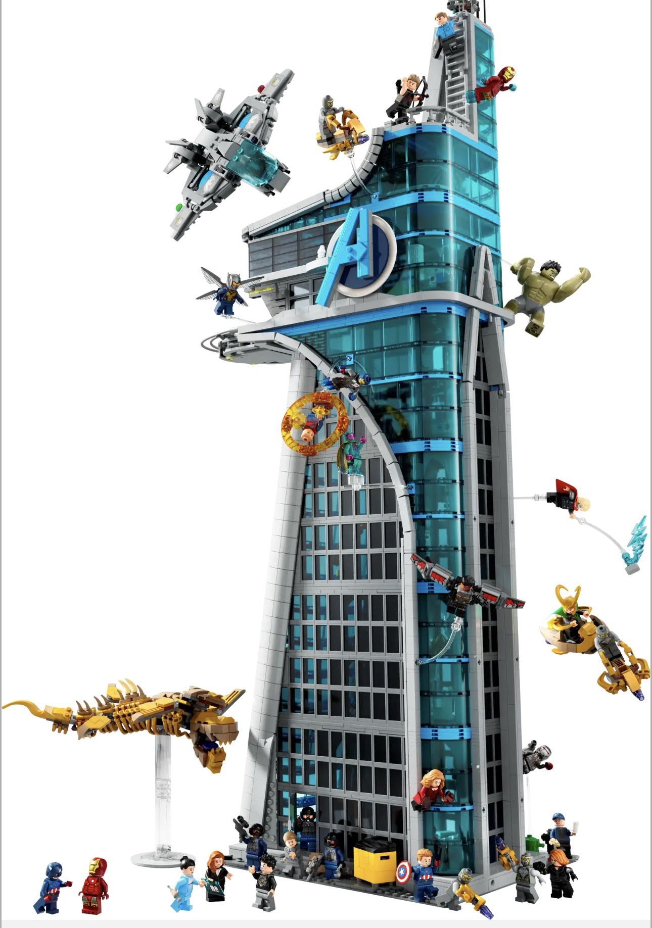 Avengers Tower Lego Clone 76269, 5201 Pcs, Movie Tower Generic