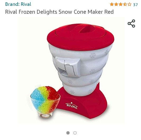 Rival Frozen Delights Snow Cone Maker