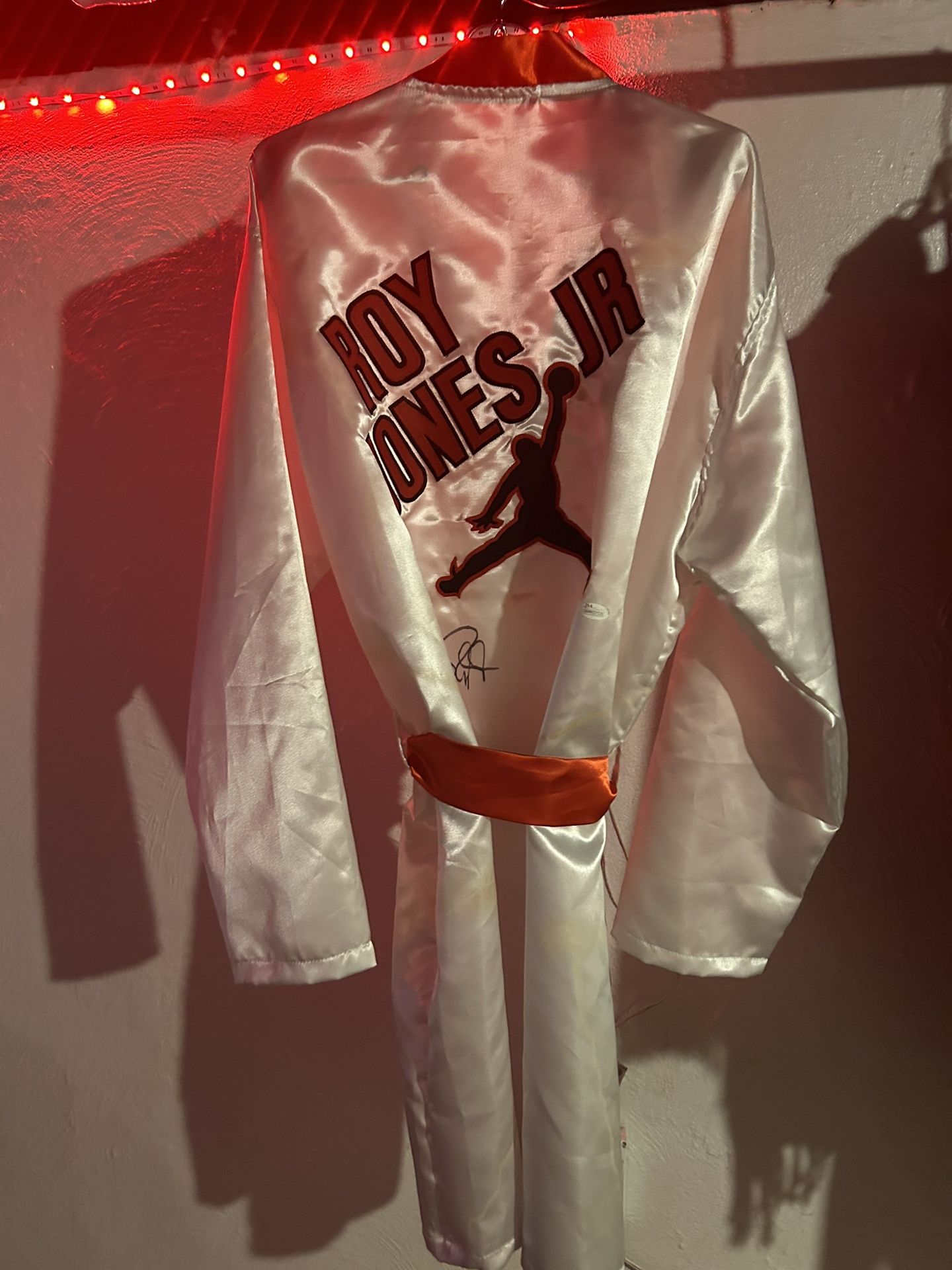 Hand Signed Roy Jones’s Jr Robe