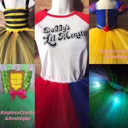 Custom, tutus,dresses,and costumes