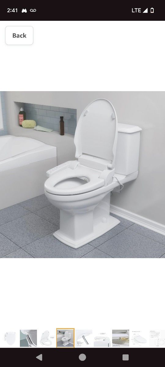 $85 BRONDELL ELECTRIC BIDET TOILET SEAT